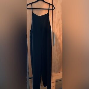Women's Summer Solid Color Sleeveless Spaghetti Strap Jumpsuit